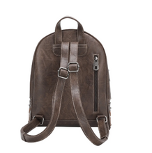 Load image into Gallery viewer, Montana West Chocolate Studded Backpack
