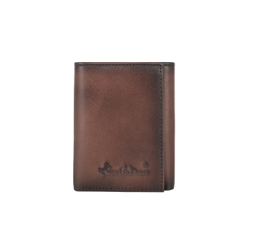 Montana West Chocolate Tri-Fold Men's Wallet