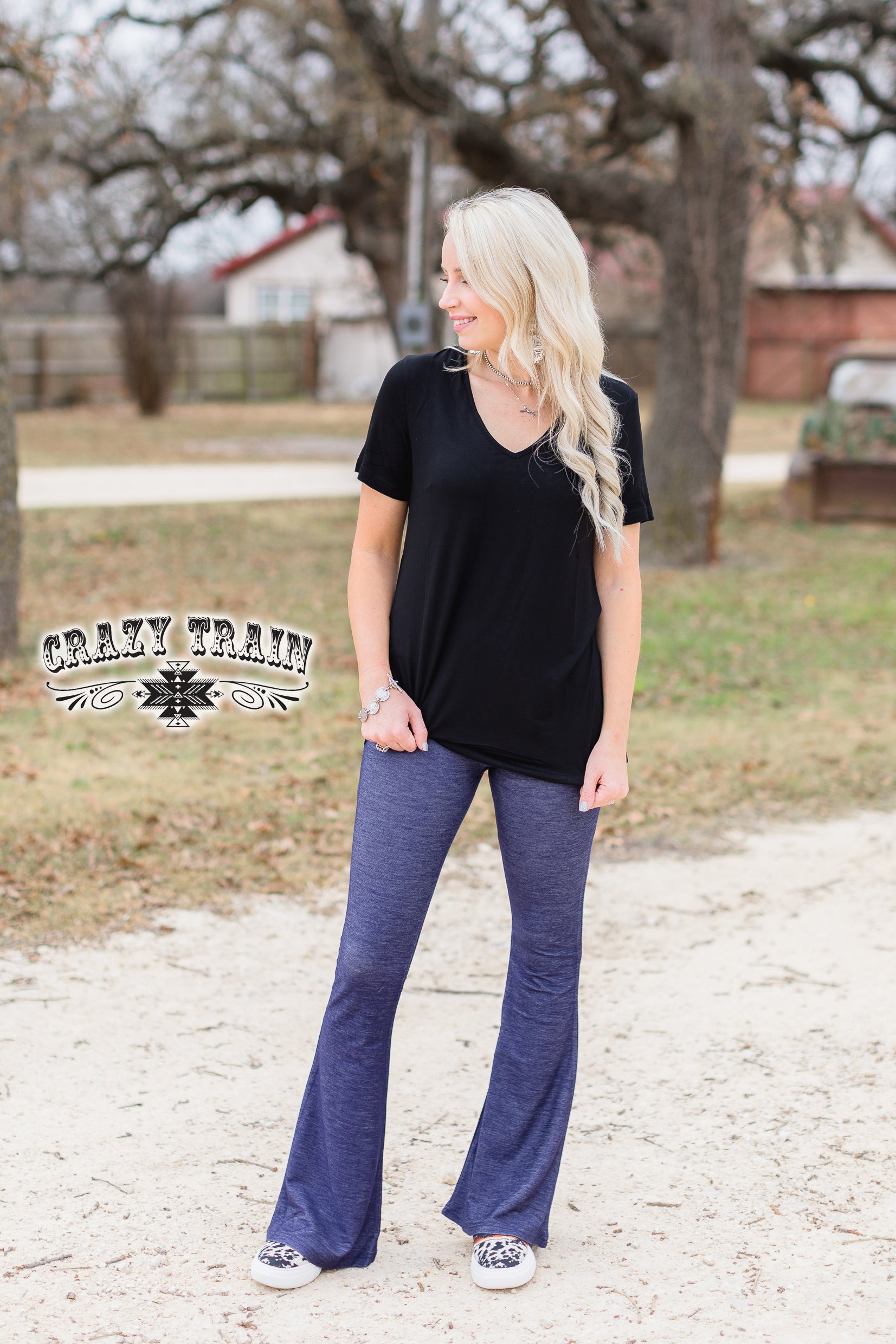 Denim Legging Flares