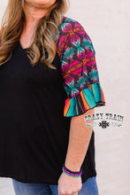 Load image into Gallery viewer, Multi-Serape Sleeve Top
