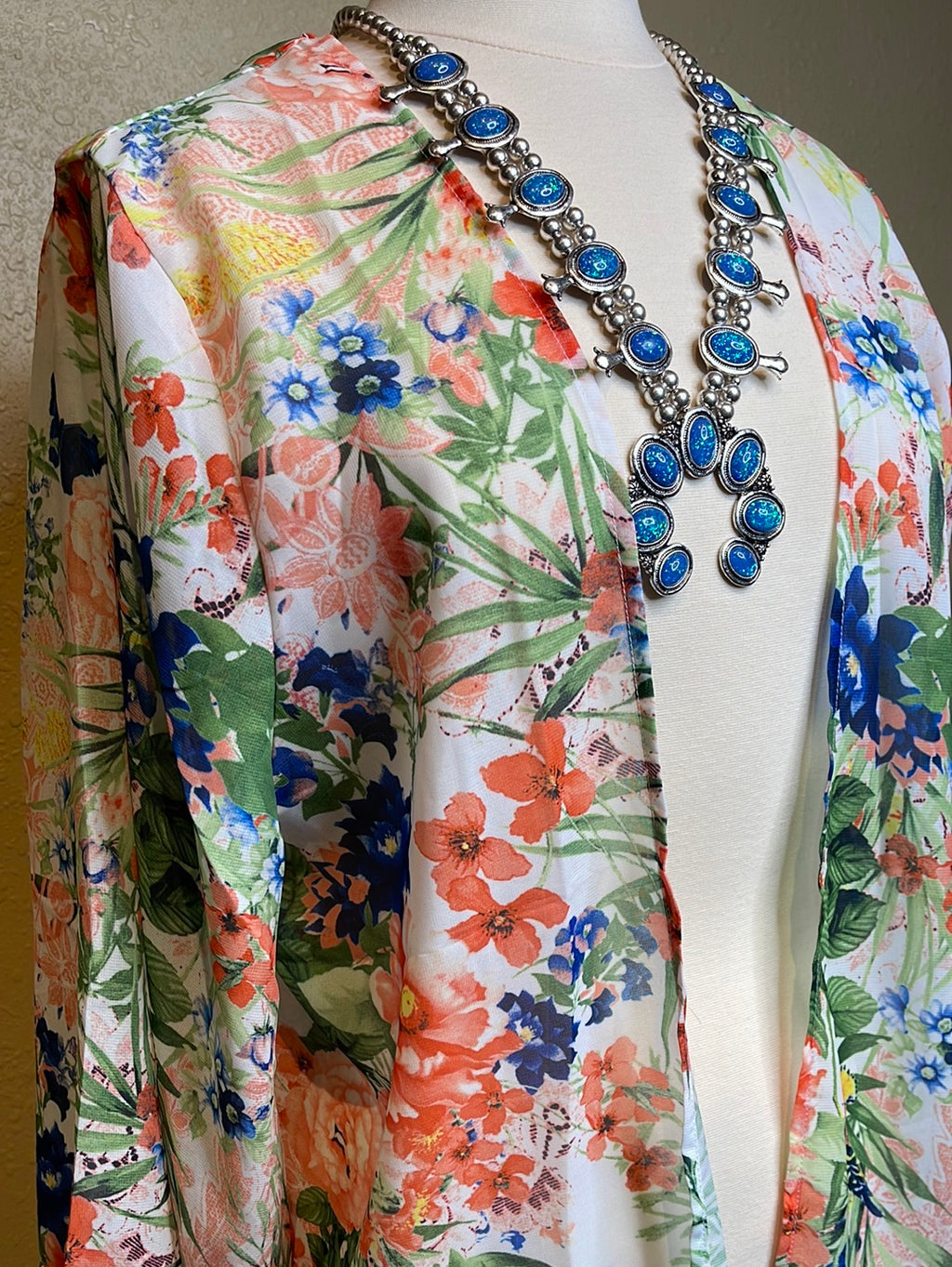 Floral Sheer Cardigan