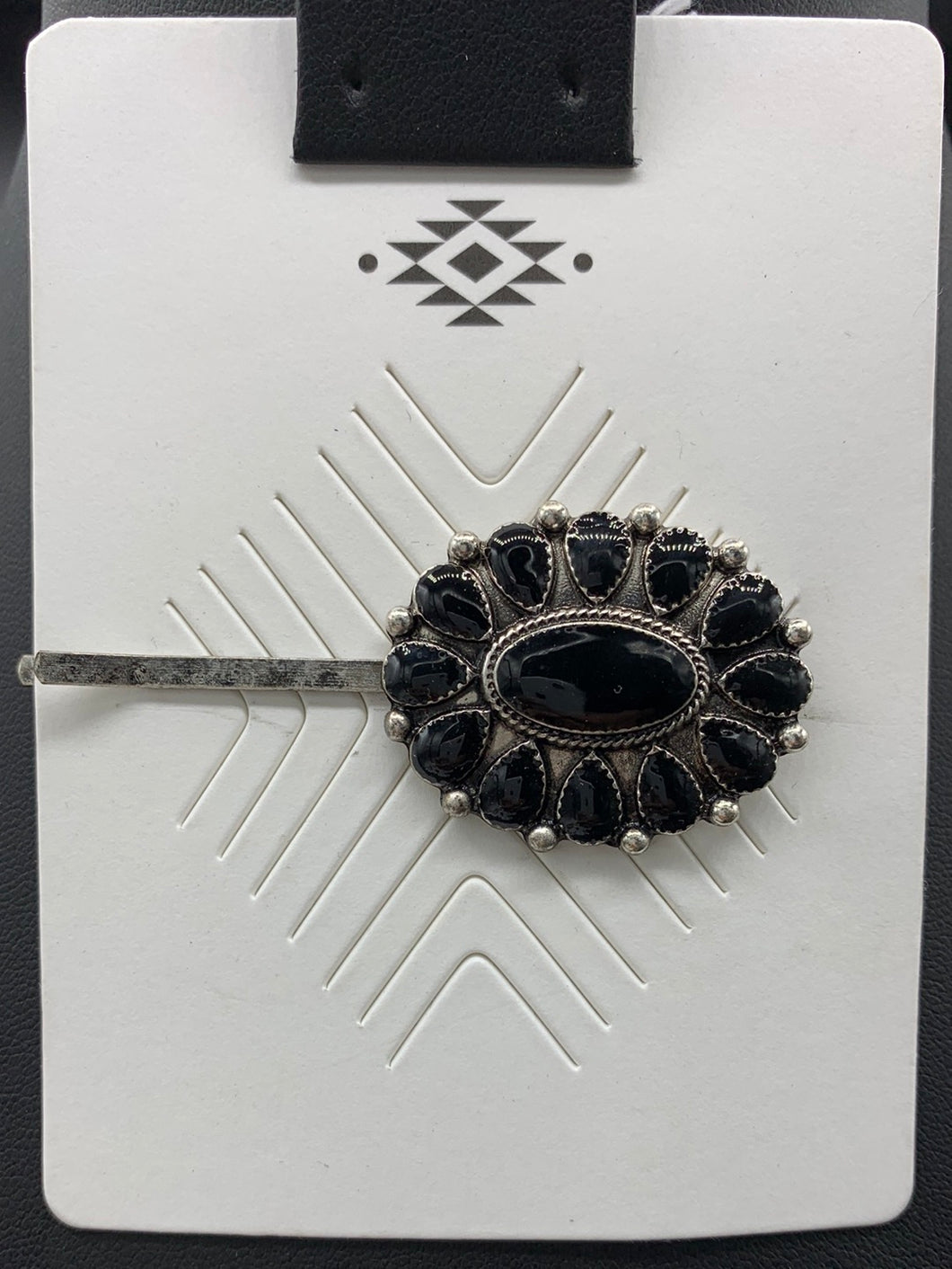 #796H Black Cluster Inspired Hair Pin