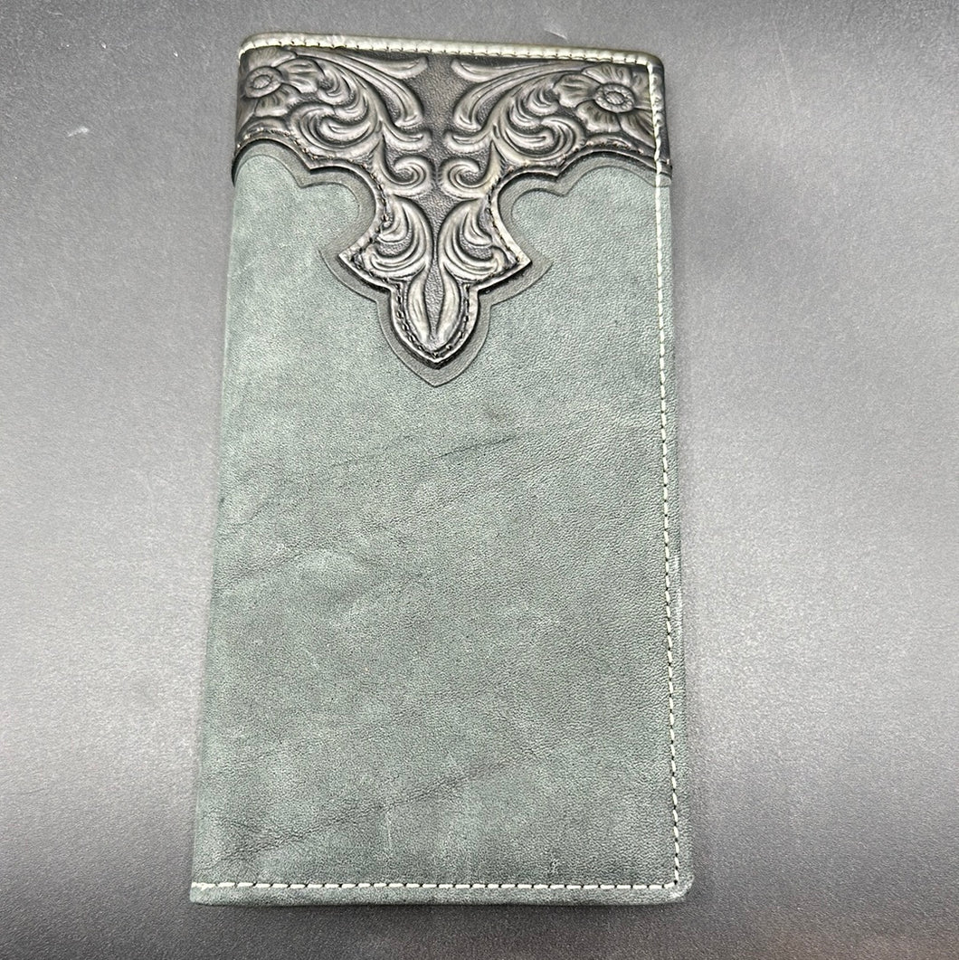 Montana West Black Embossed Wallet