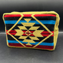 Load image into Gallery viewer, LP10 Tan/Red Southwestern Large Pouch
