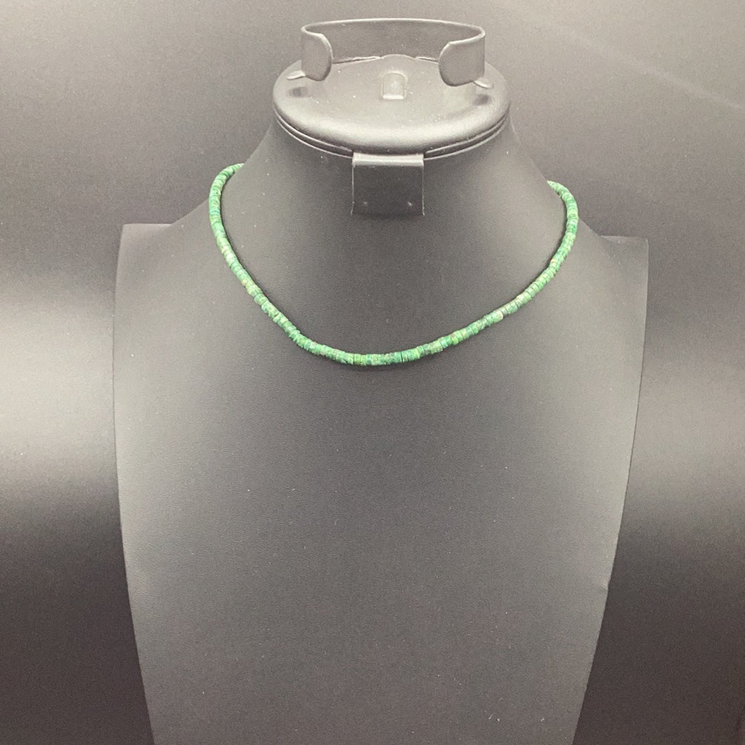 Green Stone Beaded Necklace