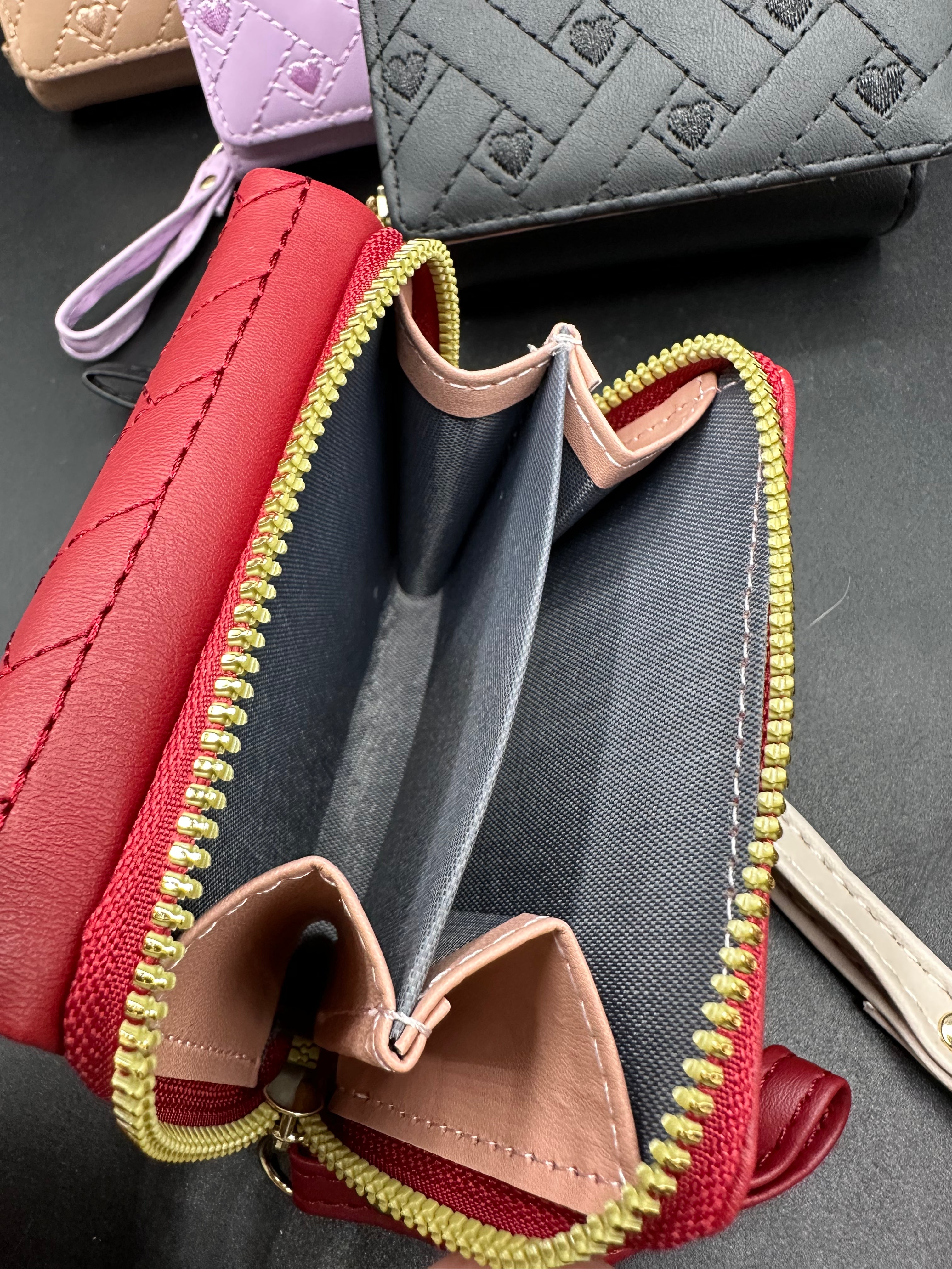 Heart Tri-Fold Wallet