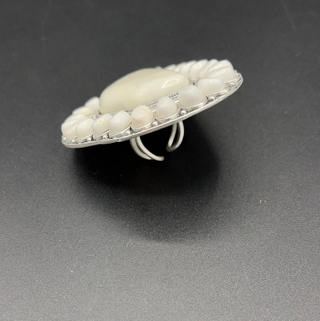 Big White Inspired Adjustable Cuff Ring
