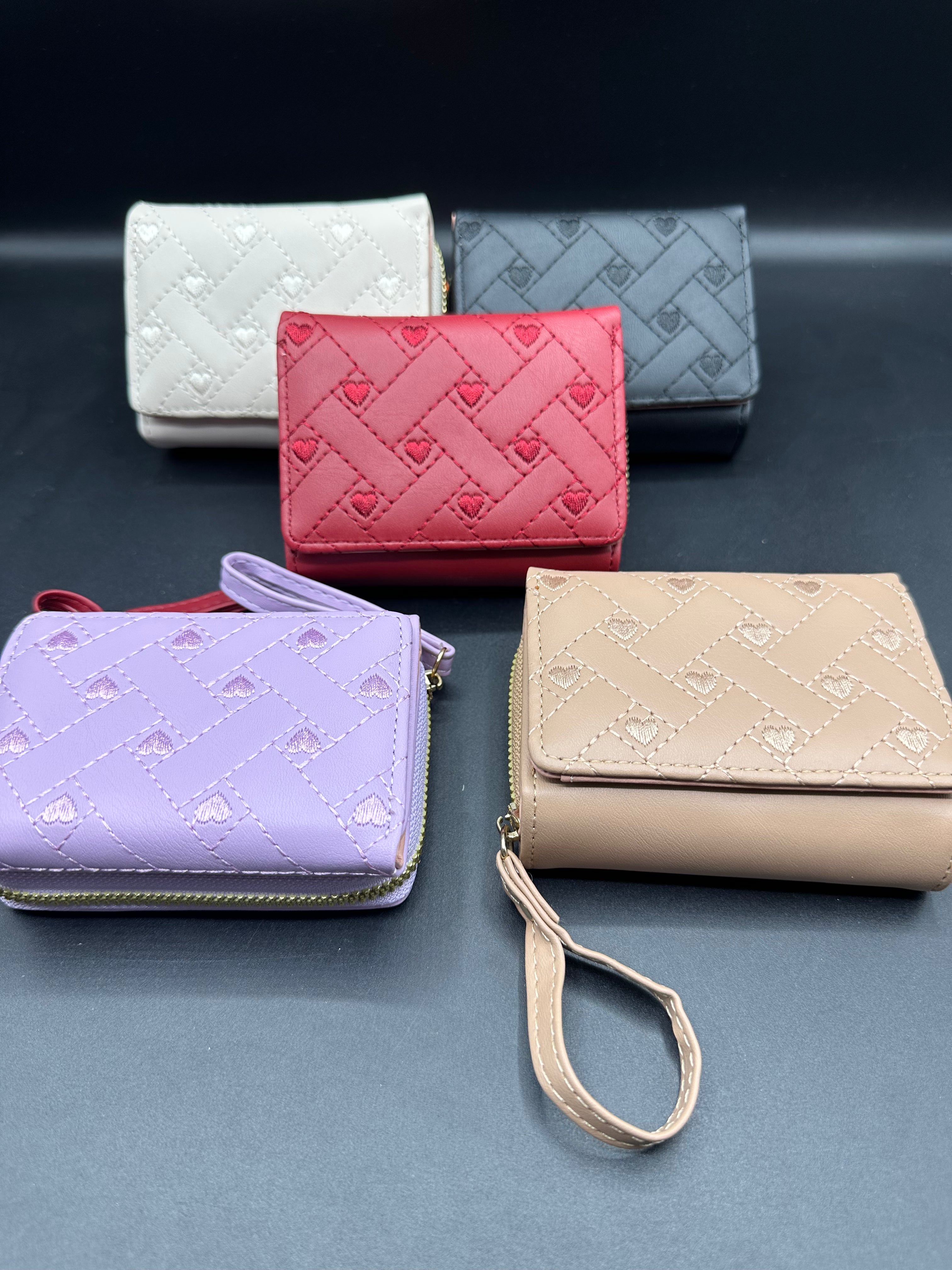 Heart Tri-Fold Wallet