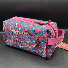 Load image into Gallery viewer, Montana West Pink Southwestern Cosmetic Pouch
