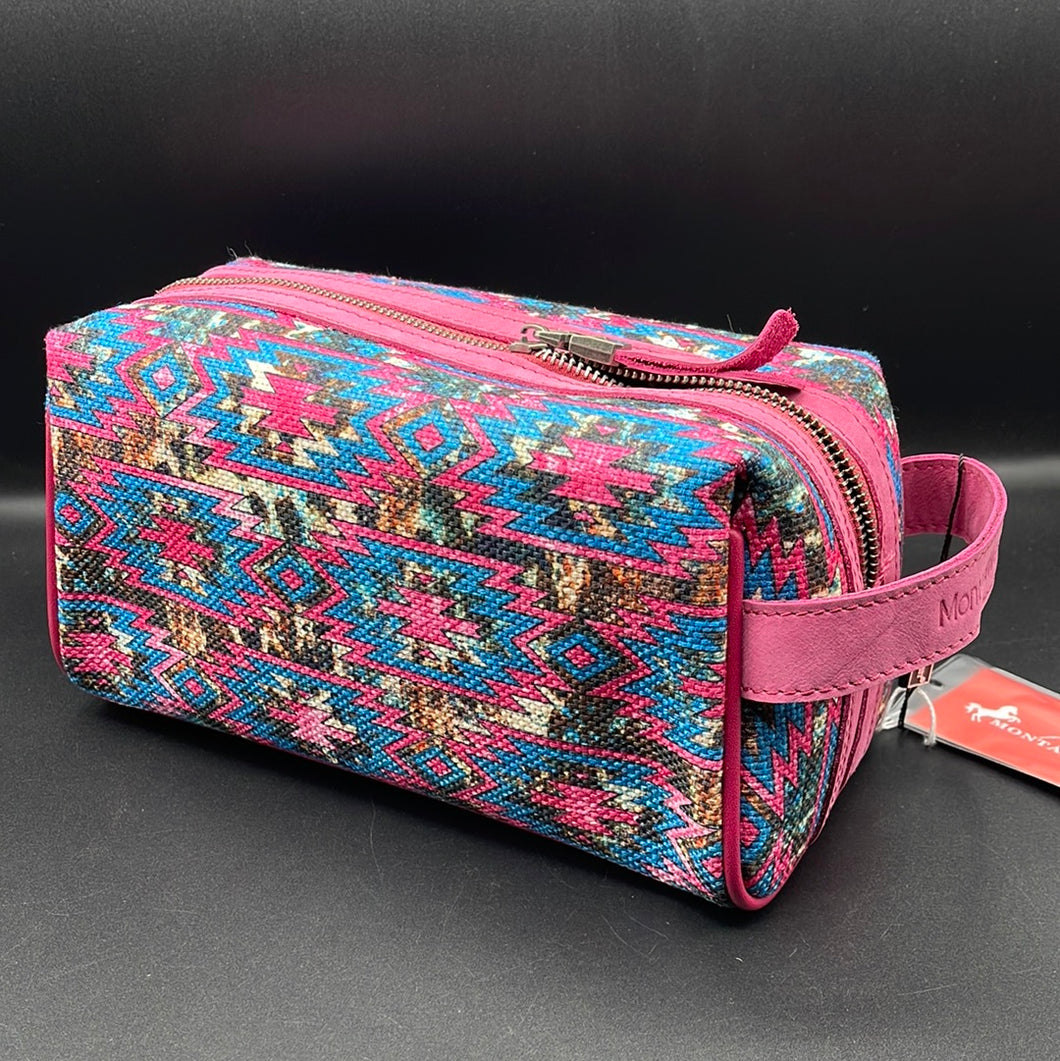 Montana West Pink Southwestern Cosmetic Pouch