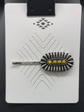 Yellow Stone Cluster Hair Pin