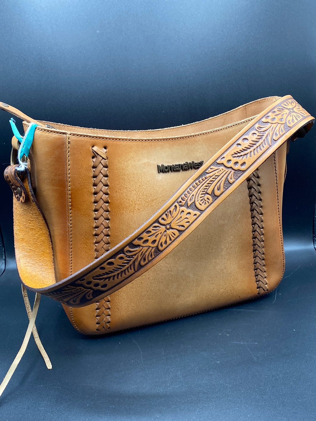 Montana West Tan Brown Shoulder Bag