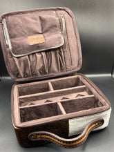 Load image into Gallery viewer, Tooled Leather Cowhide Jewelry Case
