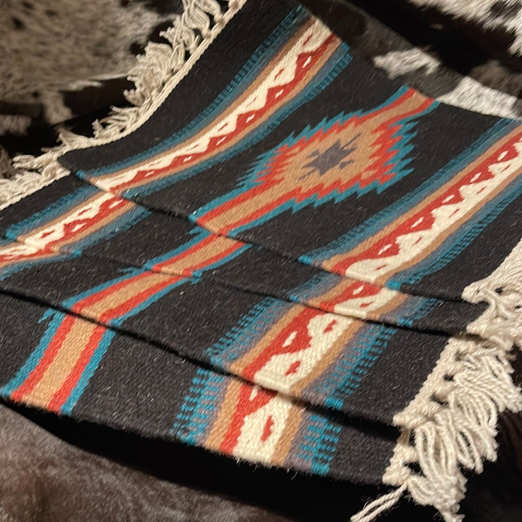 Black Southwestern Placemat Set