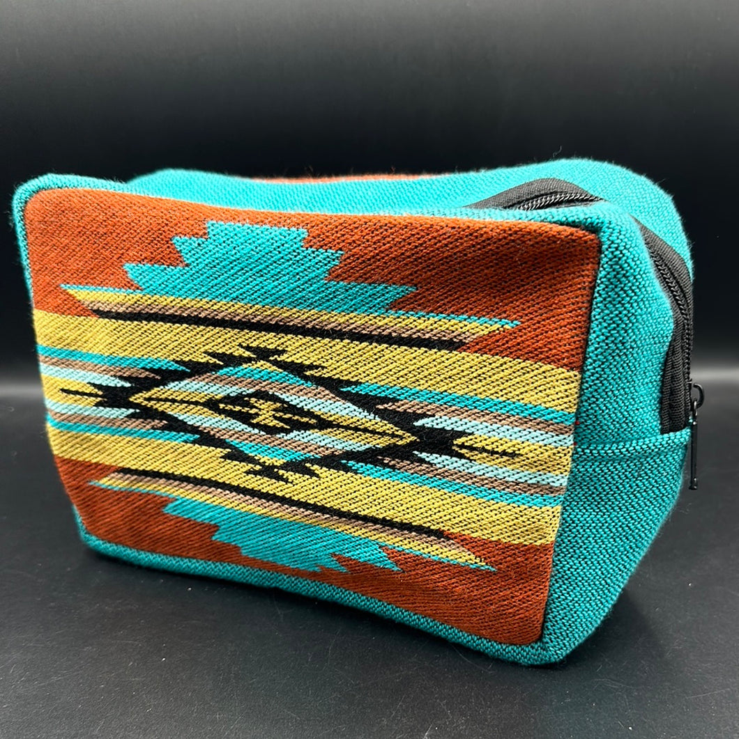 LP6 Turquoise/Rust Southwestern Large Pouch