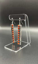 Load image into Gallery viewer, Coral Sterling Silver Earring
