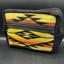 Load image into Gallery viewer, LP2 Black/Tan Southwestern Large Pouch
