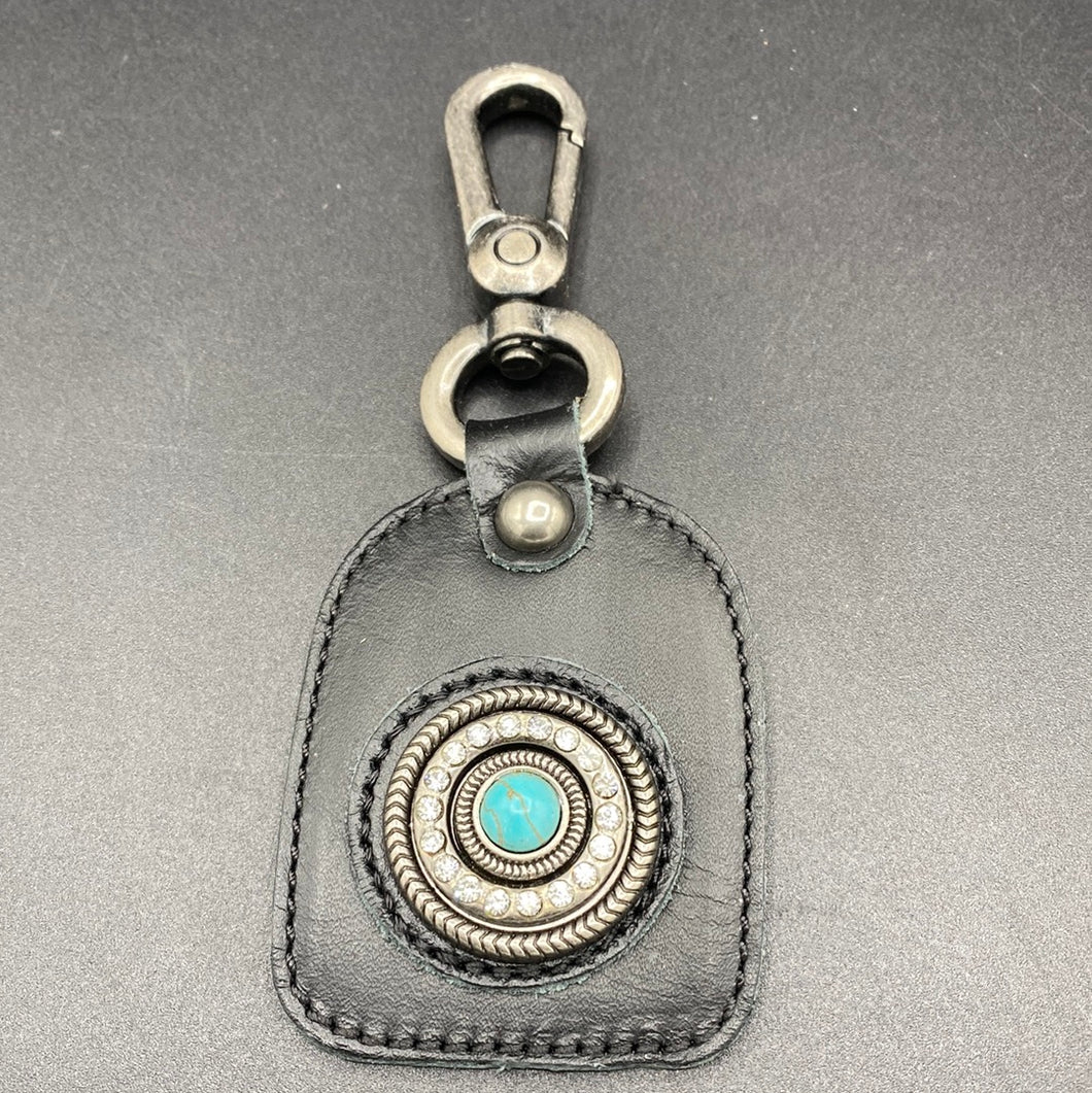 MW101 Black Turquoise Keychain