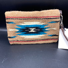 Load image into Gallery viewer, CW3 Tan Southwestern Woven Clutch Wristlet
