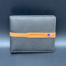 Load image into Gallery viewer, MW352 Montana West Black Men&#39;s Bi-Fold Wallet
