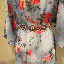 Load image into Gallery viewer, Peach Round Cluster Inspired Belt L/XL
