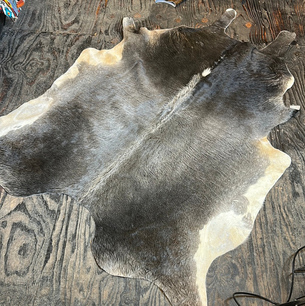 Cowhide #21 Grey Brindle Cowhide