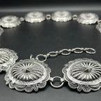 Oval Stamp Inspired Concho Belt