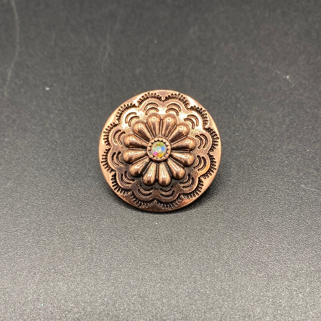 B14HP Copper Concho Inspired Hat Pin – Asdzaa Boutique