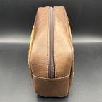 AD-153 Leather Weave Toiletry Bag