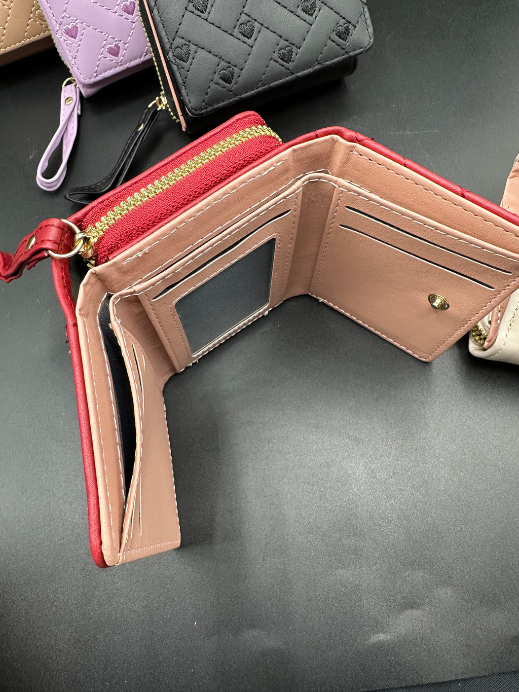 Heart Tri-Fold Wallet