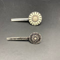 White Stone Cluster 2PC Hair Pin Set